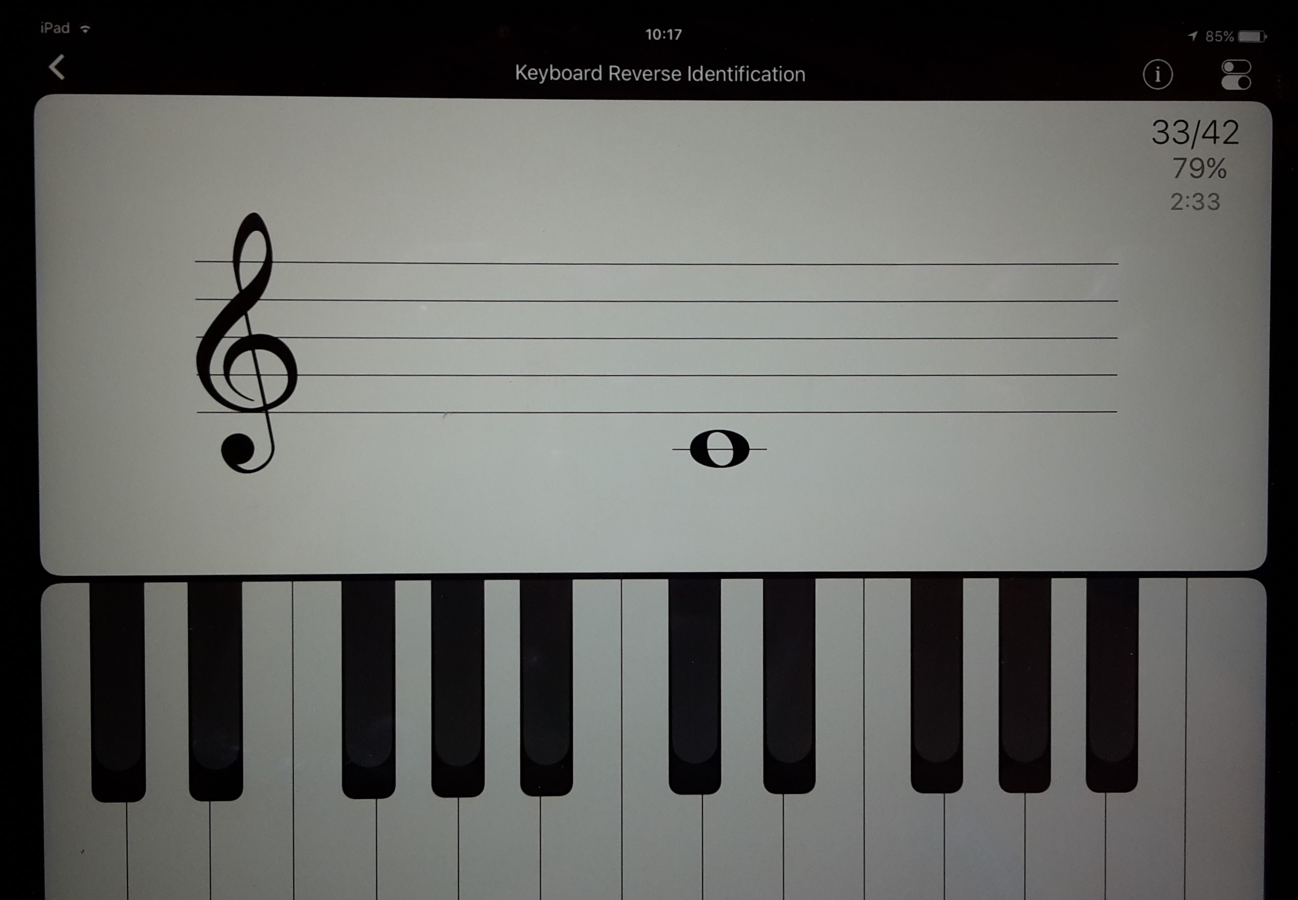 Tenuto een app voor noten lezen en meer. Muziekstudio Legato